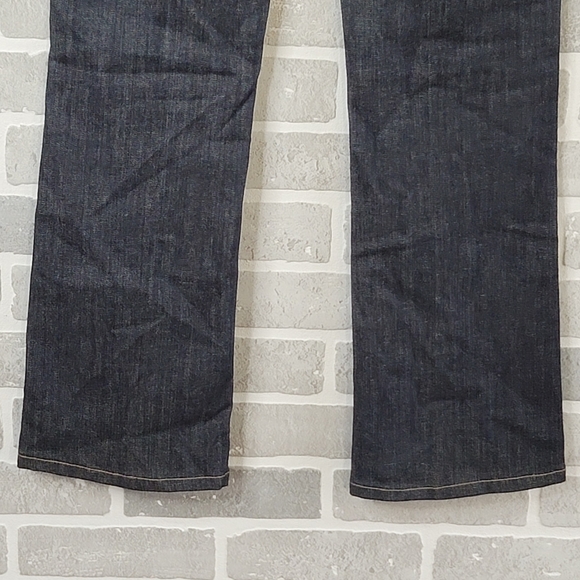 7 For All Man Kind Boot Cut Dark Wash Denim Women's Size 28 - Picture 9 of 13